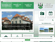Tablet Screenshot of oberharzstadt.de